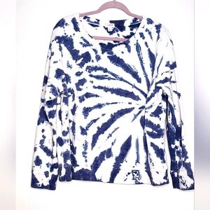 XL Long sleeve cotton j.crew tie dyed shirt